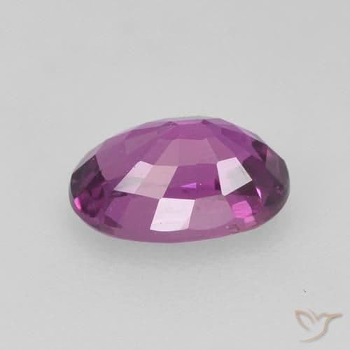 0.73ct Electric Magenta Sapphire, Oval Cut, 6.3x4.3 mm