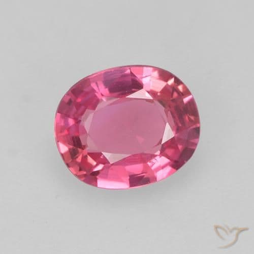 0.42ct Natural Magenta Pink Sapphire, Oval Cut, 5x4.2 mm