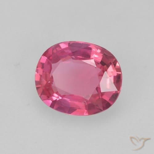 0.42ct Natural Magenta Pink Sapphire, Oval Cut, 5x4.2 mm