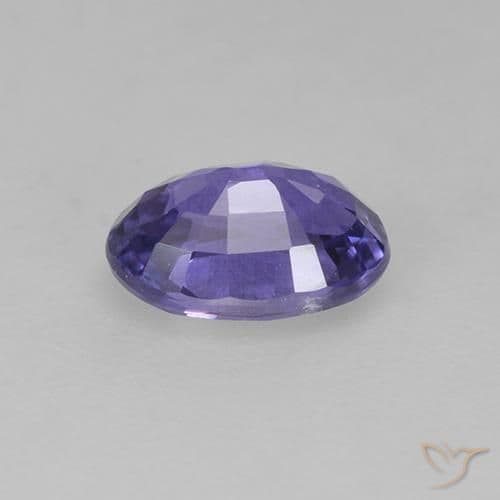 0.76ct Natural Deep Violet Sapphire, Oval Cut, 6.3x4.6 mm