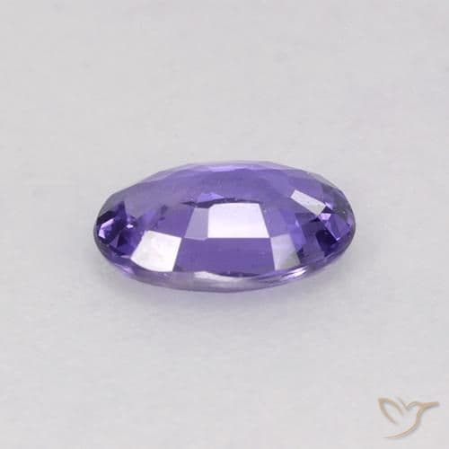 0.50ct Natural Deep Violet Sapphire, Oval Cut, 6x4.2 mm