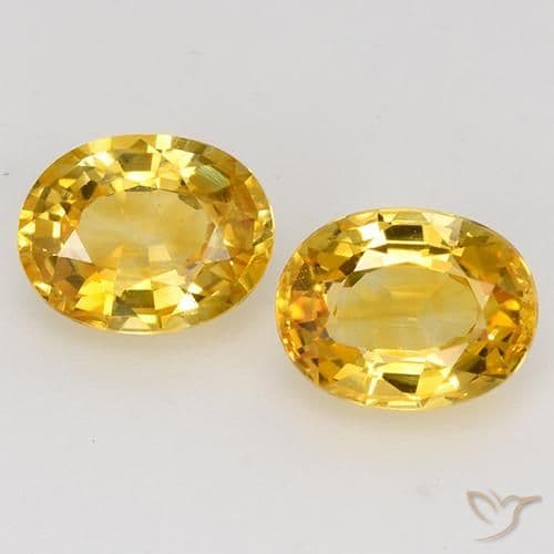 0.78ct Natural Medium Orange Sapphire, Oval Cut, 6.1x4.6 mm