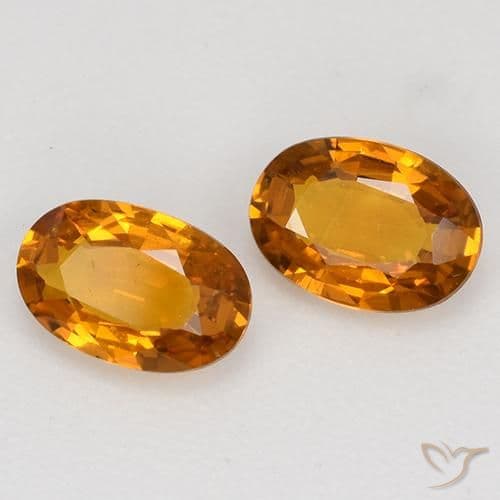 1.15ct Natural Medium Orange Sapphire, Oval Cut, 6.1x4.3 mm