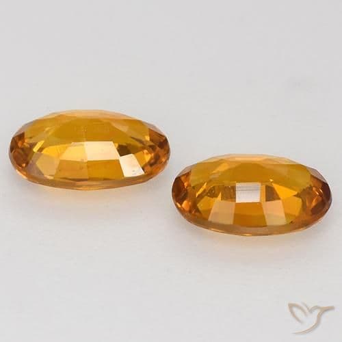 1.15ct Natural Medium Orange Sapphire, Oval Cut, 6.1x4.3 mm