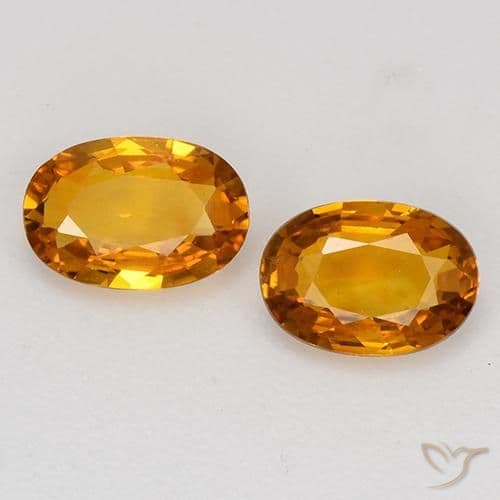 1.17ct Brownish Orange Sapphire, Oval Cut, 6.4x4.3 mm