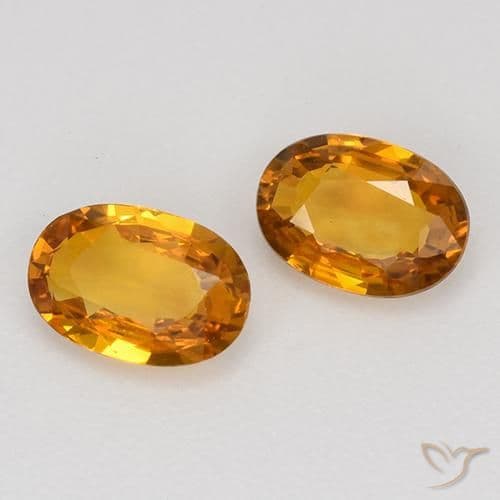 1.17ct Brownish Orange Sapphire, Oval Cut, 6.4x4.3 mm