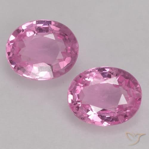 0.42ct Natural Hot Pink Sapphire, Oval Cut, 5.1x4.1 mm