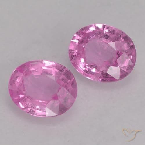 0.72ct Natural Medium Purple Sapphire, Oval Cut, 4.8x3.9 mm