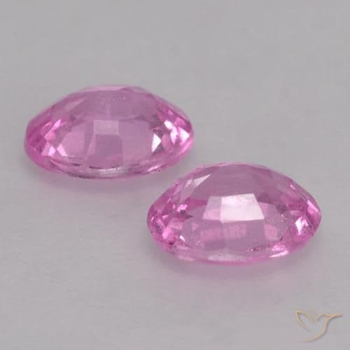 0.72ct Natural Medium Purple Sapphire, Oval Cut, 4.8x3.9 mm