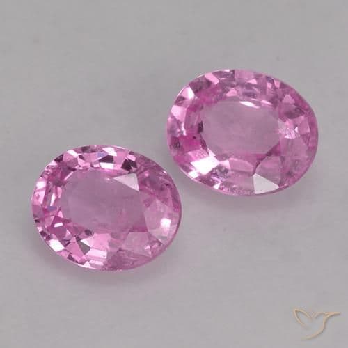 0.82ct Bright Pinkish Purple Sapphire, Oval Cut, 5x4.1 mm
