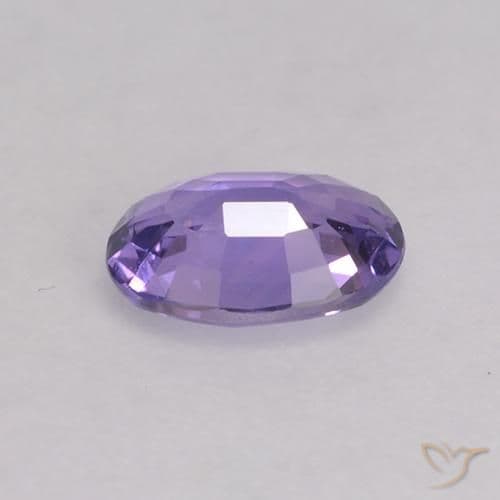 0.53ct Natural Medium Violet Sapphire, Oval Cut, 5.9x4.1 mm