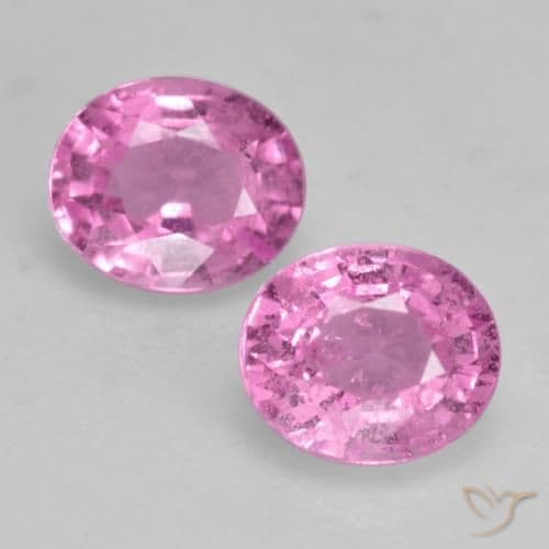 0.48ct Royal Purple Pink Sapphire, Oval Cut, 4.9x4 mm