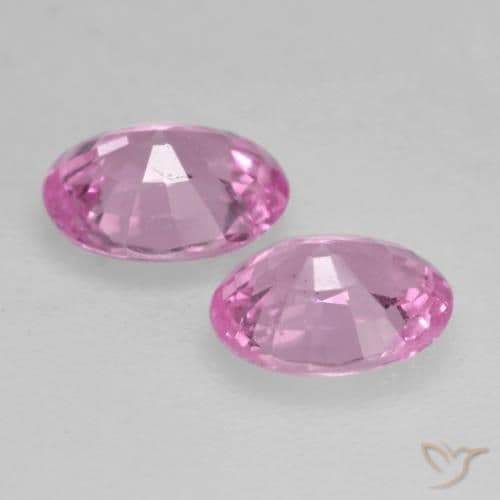 0.81ct Natural Medium Pink Sapphire, Oval Cut, 5.1x4.1 mm