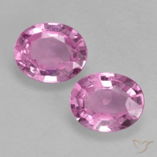 0.42ct Natural Hot Pink Sapphire, Oval Cut, 5.1x4.1 mm