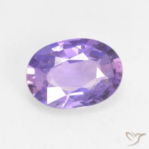 0.76ct Natural Deep Violet Sapphire, Oval Cut, 6.3x4.6 mm