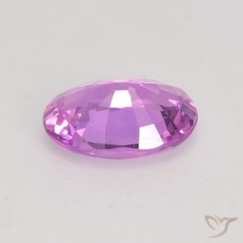 0.59ct Natural Intense Purple Sapphire, Oval Cut, 6.2x4.5 mm