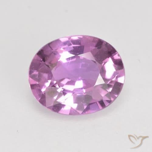 0.80ct Medium-Dark Purple Sapphire, Oval Cut, 6x5.1 mm