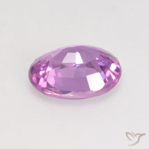 0.76ct Natural Pinkish Purple Sapphire, Oval Cut, 6.2x5.1 mm