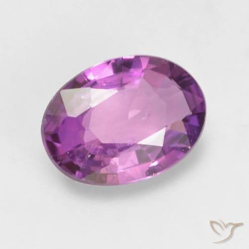 0.55ct Electric Purple Sapphire, Oval Cut, 6.2x4.6 mm