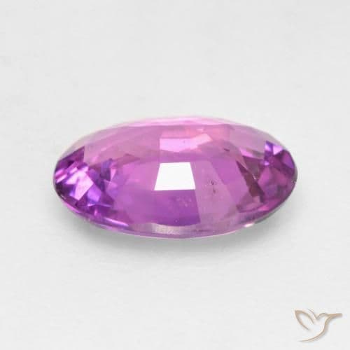 0.55ct Electric Purple Sapphire, Oval Cut, 6.2x4.6 mm