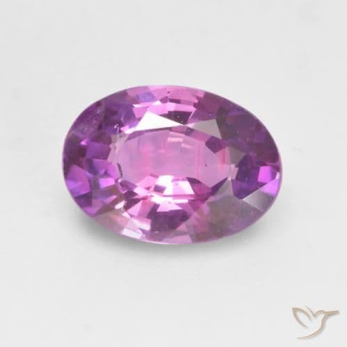 0.65ct Natural Intense Purple Sapphire, Oval Cut, 6.3x4.6 mm