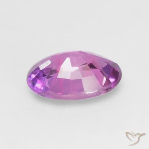 0.65ct Natural Intense Purple Sapphire, Oval Cut, 6.3x4.6 mm