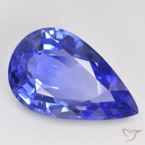 12.22ct Cornflower Blue Sapphire, Pear Shape, 19.1x11.9 mm