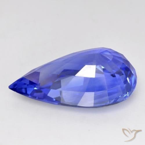 12.22ct Cornflower Blue Sapphire, Pear Shape, 19.1x11.9 mm