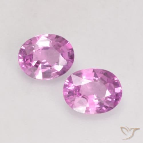 0.75ct Natural Purple-Pink Sapphire, Oval Cut, 5.1x3.9 mm