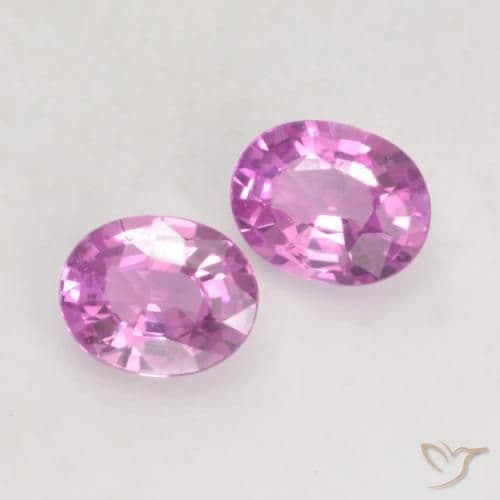 0.75ct Natural Purple-Pink Sapphire, Oval Cut, 5.1x3.9 mm