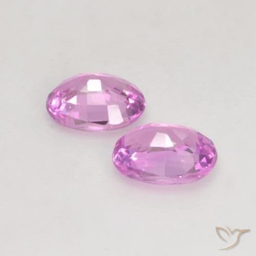 0.75ct Natural Purple-Pink Sapphire, Oval Cut, 5.1x3.9 mm