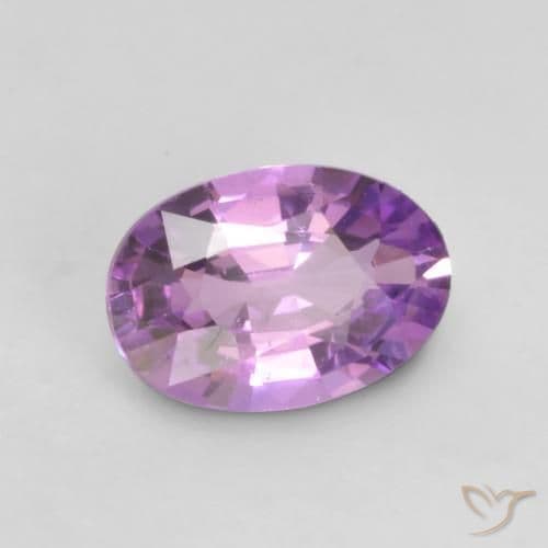 0.58ct Electric Purple Sapphire, Oval Cut, 6.1x4.2 mm
