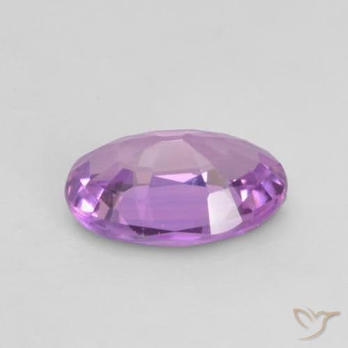 0.58ct Electric Purple Sapphire, Oval Cut, 6.1x4.2 mm