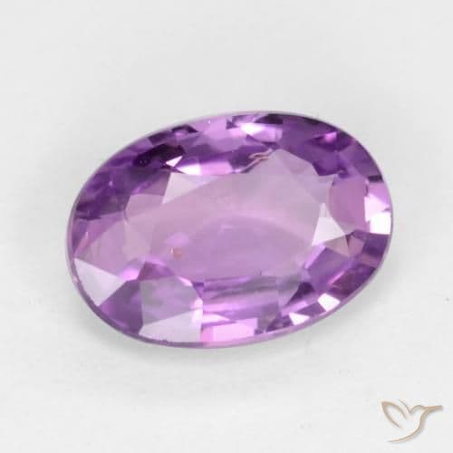 0.62ct Natural Medium Purple Sapphire, Oval Cut, 6.2x4.3 mm