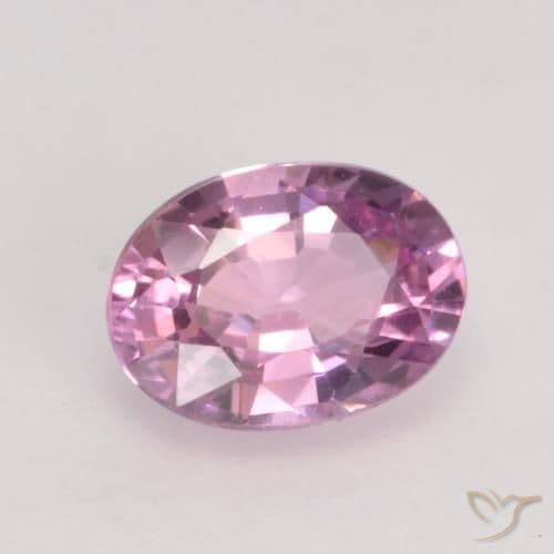 0.61ct Very Light Pink Sapphire, Oval Cut, 5.8x4.2 mm