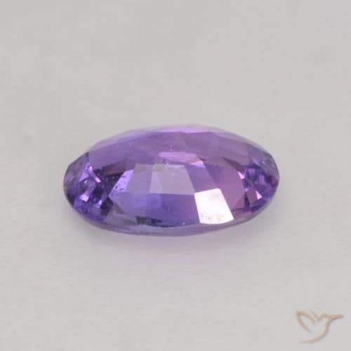 0.50ct Natural Deep Purple Sapphire, Oval Cut, 5.8x4.1 mm