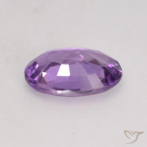 0.48ct Natural Iris Violet Sapphire, Oval Cut, 5.9x4.2 mm