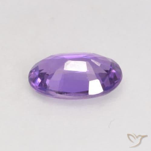 0.49ct Bright Grape Violet Sapphire, Oval Cut, 6.1x4 mm