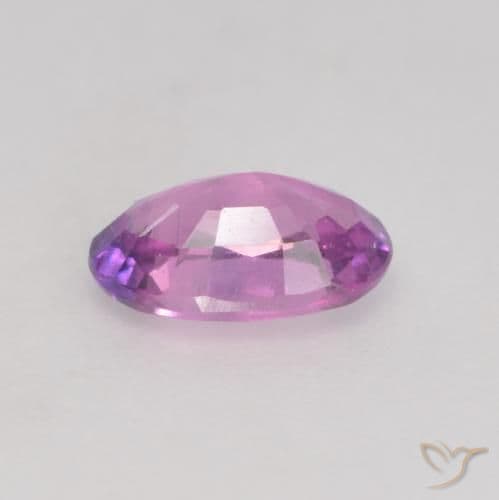 0.55ct Deep Pinkish Purple Sapphire, Oval Cut, 6.2x4 mm