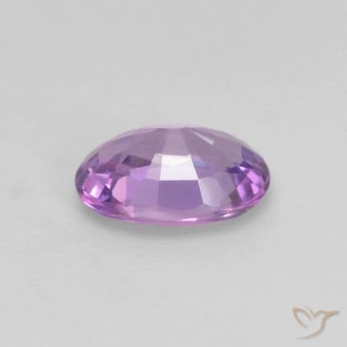 0.54ct Medium Pink Violet Sapphire, Oval Cut, 5.9x4.2 mm