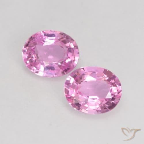 0.76ct Natural Purple-Pink Sapphire, Oval Cut, 4.8x3.9 mm