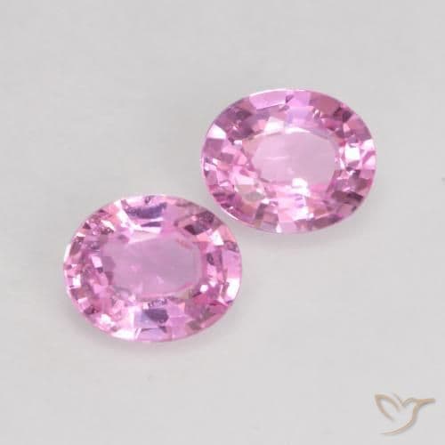 0.76ct Natural Purple-Pink Sapphire, Oval Cut, 4.8x3.9 mm