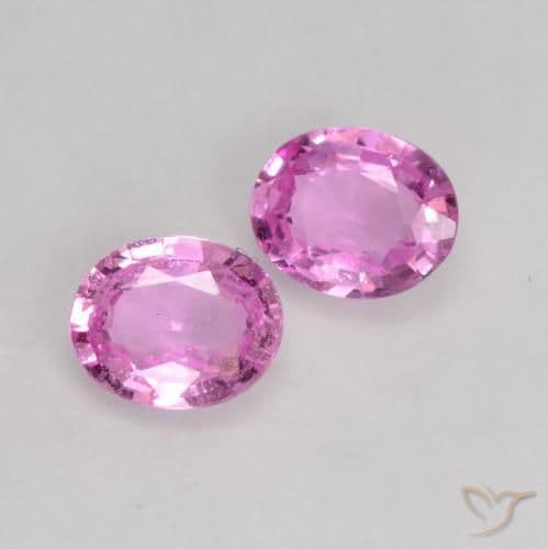 0.66ct Natural Purple-Pink Sapphire, Oval Cut, 4.7x3.8 mm
