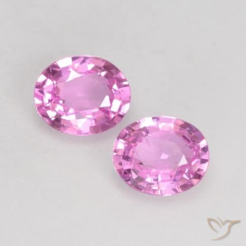 0.71ct Natural Medium Purple Sapphire, Oval Cut, 4.8x3.9 mm
