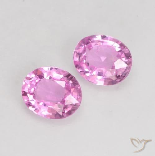 0.71ct Natural Medium Purple Sapphire, Oval Cut, 4.8x3.9 mm