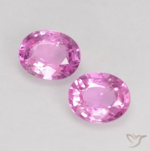 0.79ct Natural Intense Purple Sapphire, Oval Cut, 5x4 mm
