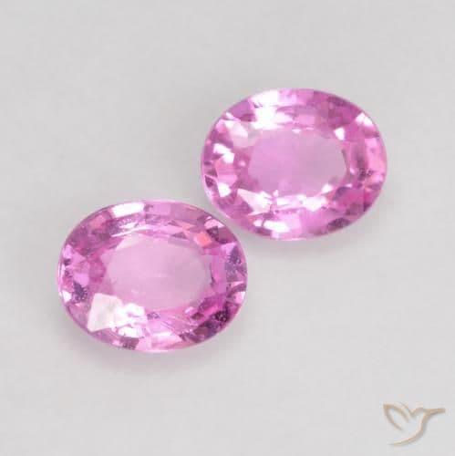 0.79ct Natural Intense Purple Sapphire, Oval Cut, 5x4 mm