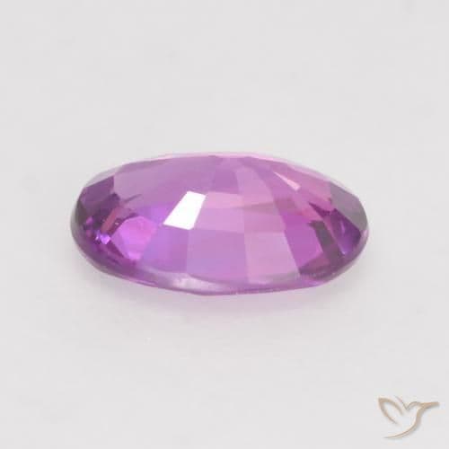 0.54ct Natural Electric Purple Sapphire, Oval Cut, 6x4.1 mm