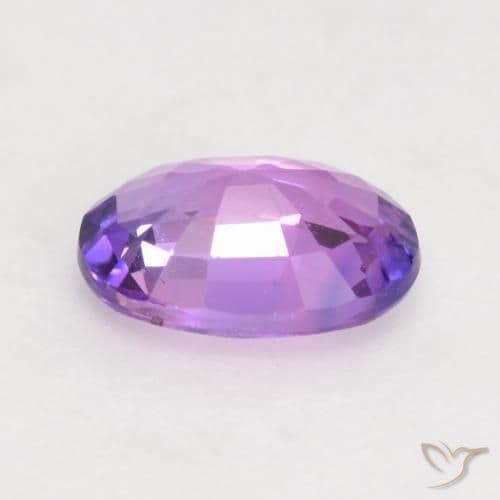 0.63ct Natural Medium Violet Sapphire, Oval Cut, 6.2x4.2 mm