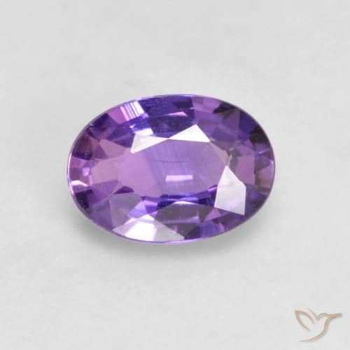 0.51ct Natural Pink Violet Sapphire, Oval Cut, 5.9x4.2 mm